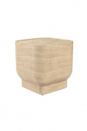 Table d\'appoint \'Noble\' Carrée - Beige