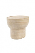 Table d\'appoint \'Noble\' Ovale - Beige