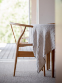 Nappe \'Julie\' 145x280 - Lin/Blanc