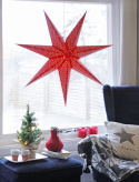 Étoile de Noël \'Dot\' 100cm - Rouge