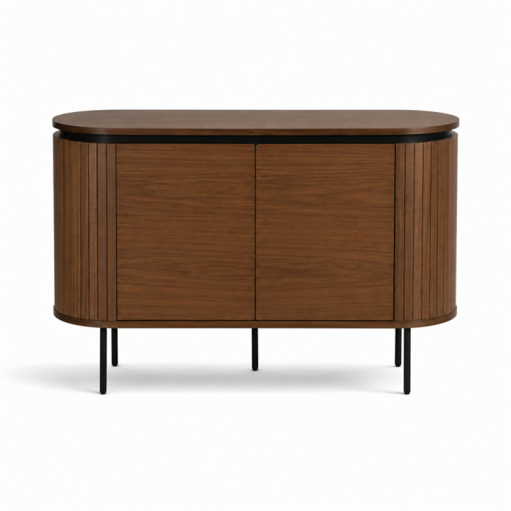 Buffet \'K&auml;rra\' - Noyer/Noir dans le groupe CAMPAGNE / Meubles / Étagères & Rangement chez Reforma (2374-walnut-svart)