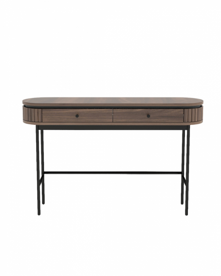 Bureau \'Kärra\' - Noyer/Noir dans le groupe Meubles / Tables / Bureaux chez Reforma (2378-walnut-svart)