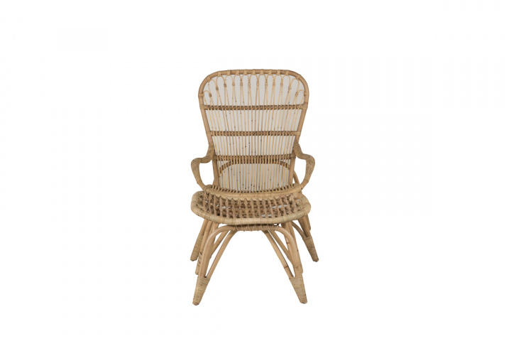 Fauteuil \' Ella \' – Nature/Blanc dans le groupe Meubles / Mobilier de jardin / Fauteuils d\'extérieur chez Reforma (2571-6011)