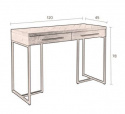 Table console \'Class\' - Chêne