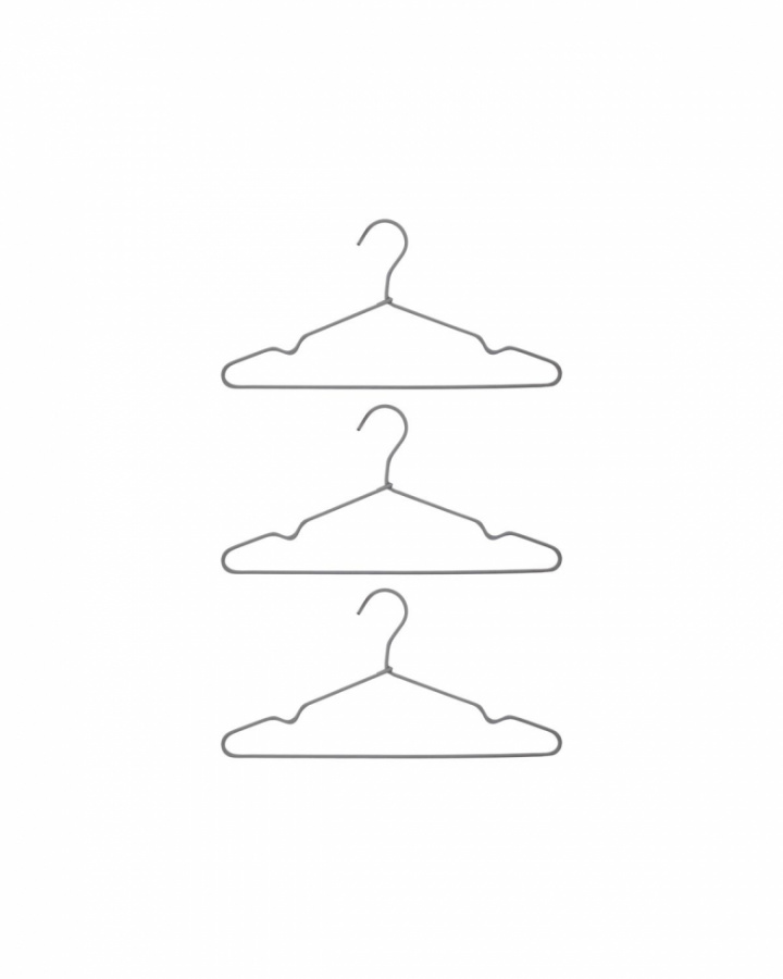 Hanger \'Wire\' 3-pack - Light gray dans le groupe Meubles / Étagères & rangement / Cintres à vêtements chez Reforma (262000011)
