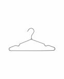Hanger \'Wire\' 3-pack - Light gray