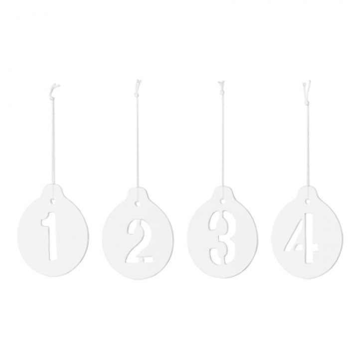 Décoration de Noël \'Étiquette\' - Blanc dans le groupe Décoration / Décoration / Décorations de Noël chez Reforma (27100136)