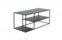 Table basse \'Staal\' 120x50cm - Noir
