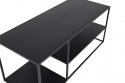 Table basse \'Staal\' 120x50cm - Noir