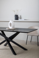 Table à manger \'Antica\' 180x90cm - Noir