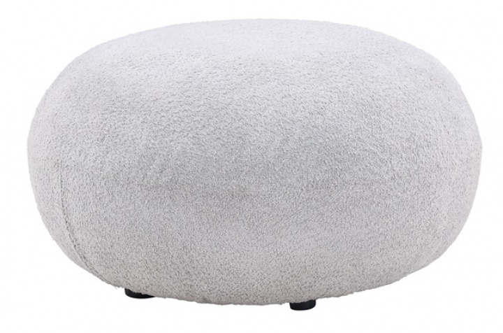 Pouf \'Liguria\' - Gris clair dans le groupe Meubles / Canapés / Poufs & repose-pieds chez Reforma (30037-106)