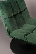 Fauteuil \'Bar\' - Velours/Vert