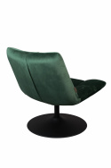 Fauteuil \'Bar\' - Velours/Vert