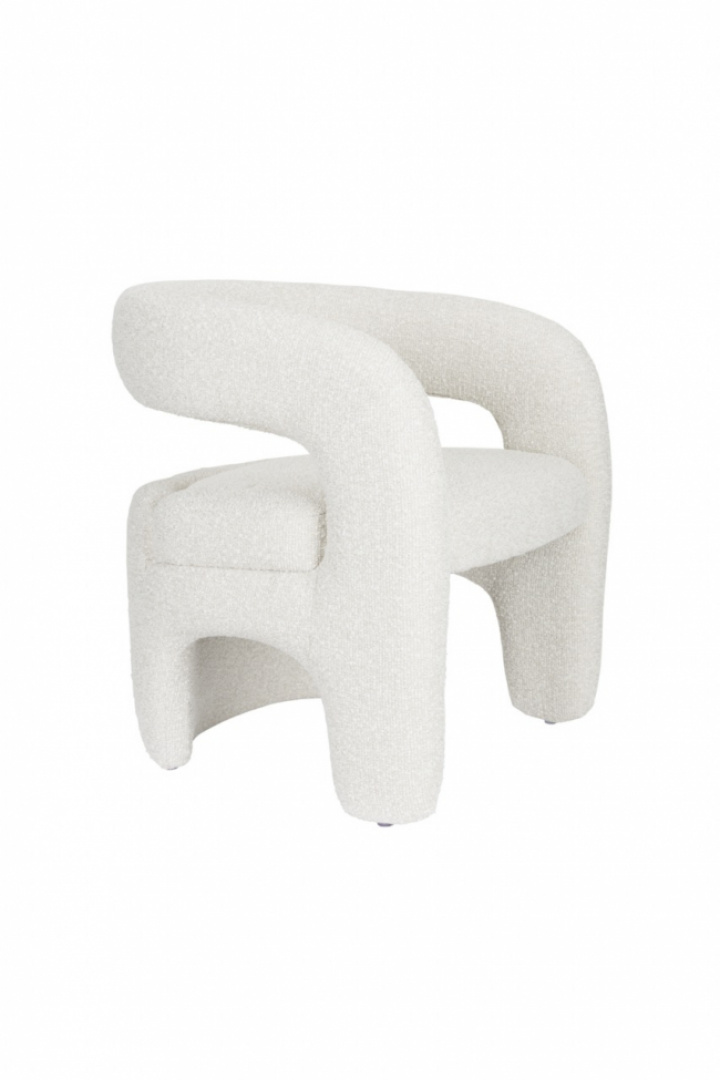 Fauteuil \'Nova\' - Blanc dans le groupe Meubles / Meubles d\'assise / Fauteuils chez Reforma (3100239)