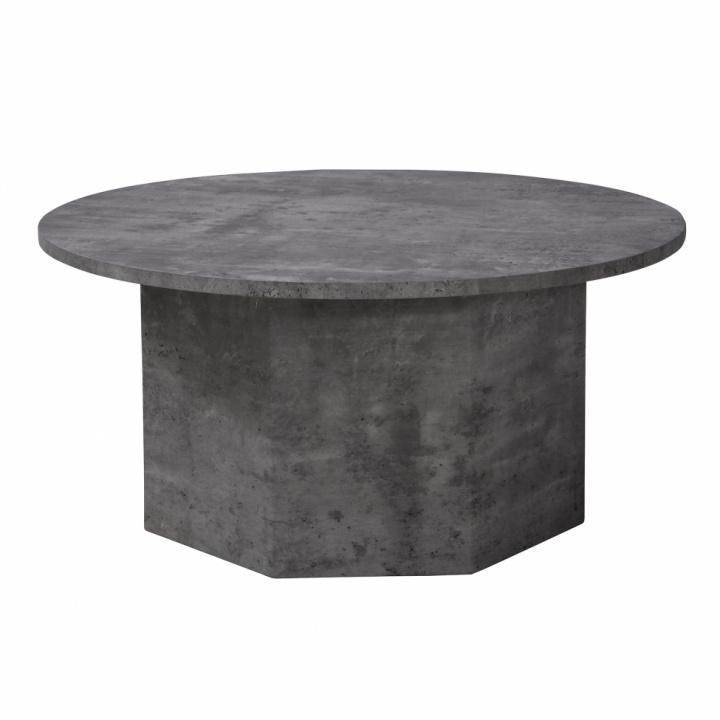 Table basse \'Bilbao\' Ronde 80cm - Gris dans le groupe Meubles / Tables / Table basse chez Reforma (31322)