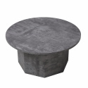 Table basse \'Bilbao\' Ronde 80cm - Gris