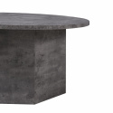 Table basse \'Bilbao\' Ronde 80cm - Gris