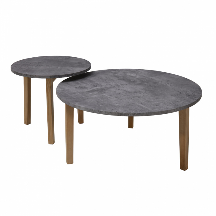 Table basse \'Laval\' 2 pièces - Naturel dans le groupe Meubles / Tables / Table basse chez Reforma (31325)