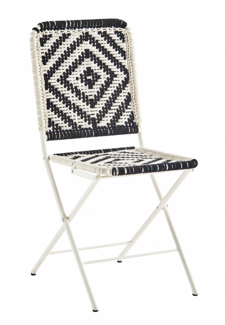 Chaise \'Cotton\' - Blanc/Noir dans le groupe Meubles / Meubles d\'assise / Chaises chez Reforma (31990)