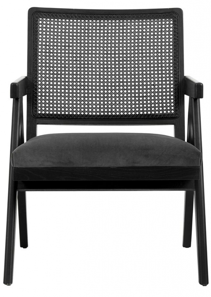 Fauteuil \'Wickerwork\' - Rotin/Noir dans le groupe Meubles / Meubles d\'assise / Fauteuils chez Reforma (3277)