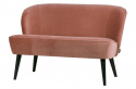 Canapé \'Sara\' - Rose/Samette