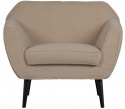 Fauteuil \'Rocco\' - Beige/Teddy