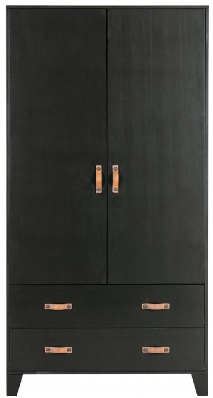 Garde-robe \'Dian\' - Noir dans le groupe Meubles / Étagères & rangement / Armoires et buffets chez Reforma (340811-Z)