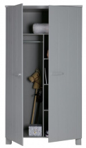 Armoire \'Dennis\' - Gris béton