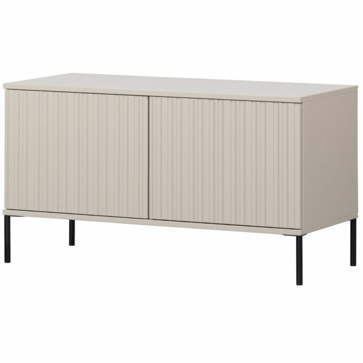 Meuble TV \'New Gravure\' 100 cm - Beige/Noir dans le groupe Meubles / Étagères & rangement / Meubles TV chez Reforma (373472-D)