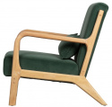 Fauteuil \'Mark\' - Velours vert