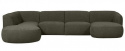Canapé gauche \'Polly\' - Vert