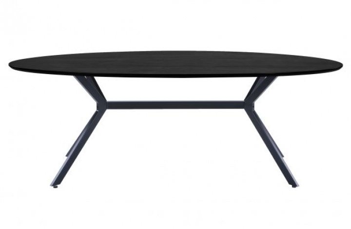 Table à manger \'Bruno\' 220x100cm - Noir dans le groupe Meubles / Tables / Table à manger chez Reforma (377217-Z)