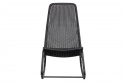 Fauteuil &agrave; bascule \'Tom\' - Noir