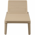 Chaise longue \'Jinte\' - Sable