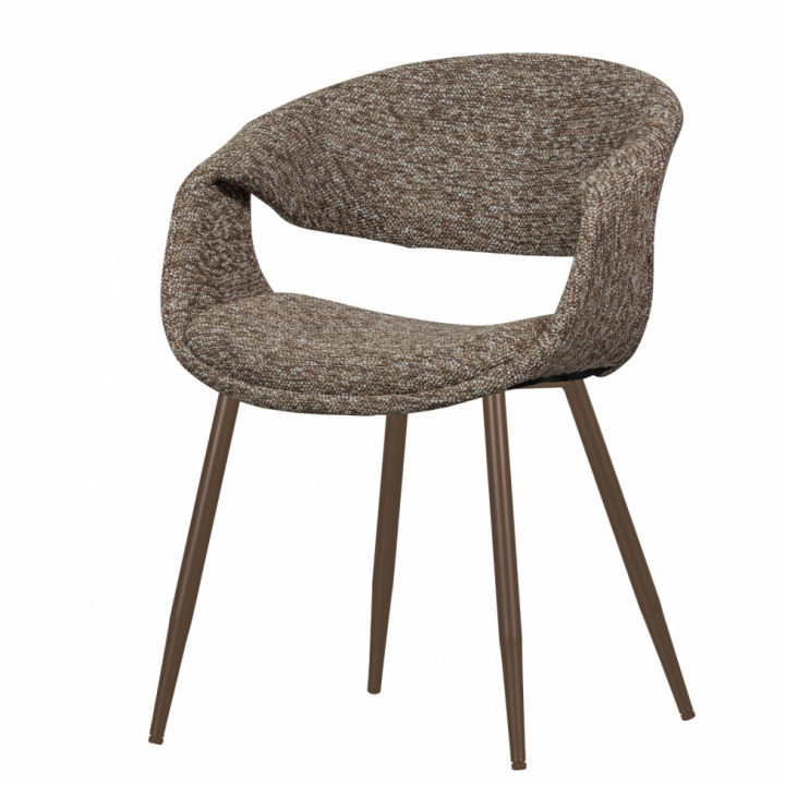 Chaise de salle à manger \'Yossi\' - Brun/Cuivre dans le groupe Meubles / Meubles d\'assise / Chaises chez Reforma (377505-BK)