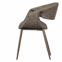 Chaise de salle à manger \'Yossi\' - Brun/Cuivre