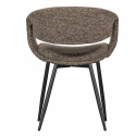 Chaise de salle à manger \'Yossi\' - Brun/Noir