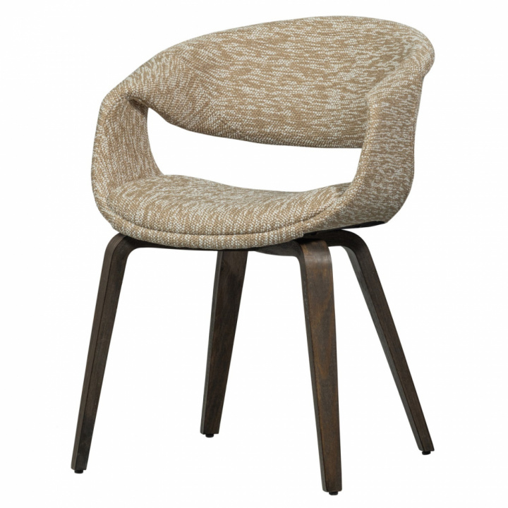 Chaise de salle à manger \'Yossi\' - Beige/Marron foncé dans le groupe Meubles / Meubles d\'assise / Chaises chez Reforma (377505-ZD)