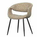 Chaise de salle à manger \'Yossi\' - Beige/Noir