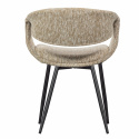 Chaise de salle à manger \'Yossi\' - Beige/Noir