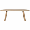 Table à manger \'Tablo\' 220x90cm ovale - Chêne