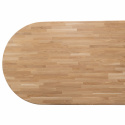 Table à manger \'Tablo\' 220x90cm ovale - Chêne