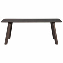 Table à manger \'Tablo\' 200x90cm - Brun foncé