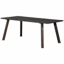 Table à manger \'Tablo\' 200x90cm - Brun foncé
