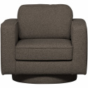 Fauteuil pivotant \'Lazy\' - Boucle grise