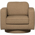 Fauteuil pivotant \'Lazy\' - Boucle brune