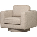 Fauteuil pivotant \'Lazy\' - Boucle beige