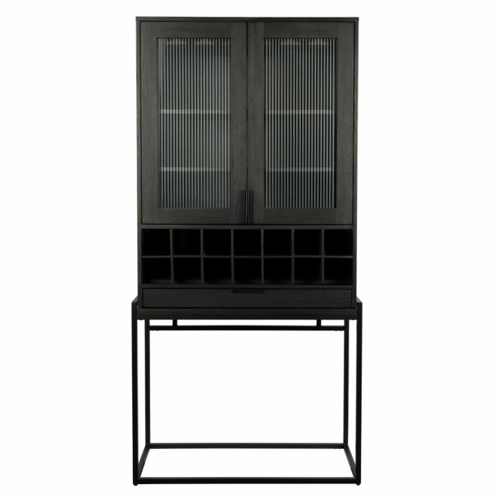 Armoire \'Travis\' - Noir/Chêne dans le groupe Meubles / Étagères & rangement / Armoires et buffets chez Reforma (4100032)