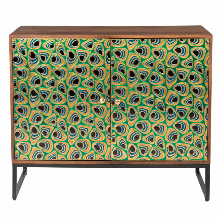 Armoire \'Meena\' - Vert dans le groupe Meubles / Étagères & rangement / Armoires et buffets chez Reforma (4100040)