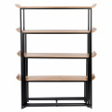 Étagère \'Flodka\' - Noir/Bois